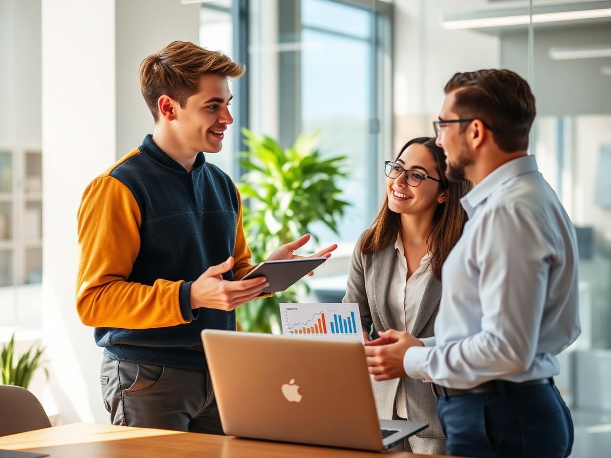 Studenten presenteren AI-oplossing aan ondernemer